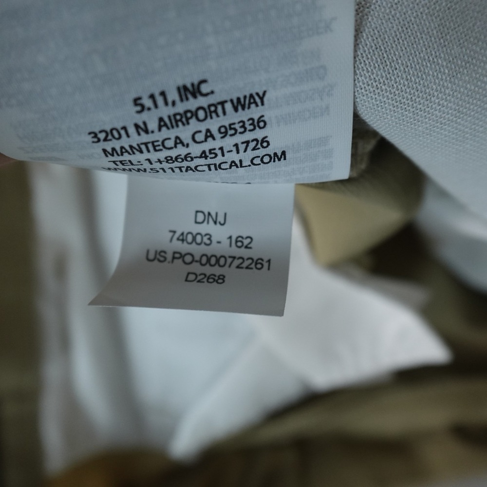 NEW 5.11 Tactical Pants Mens XL Beige Tan Ripstop TDU Cargo Utility Work Outdoor - Picture 9 of 14